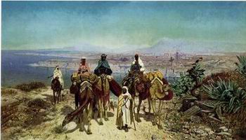 Arab or Arabic people and life. Orientalism oil paintings 142